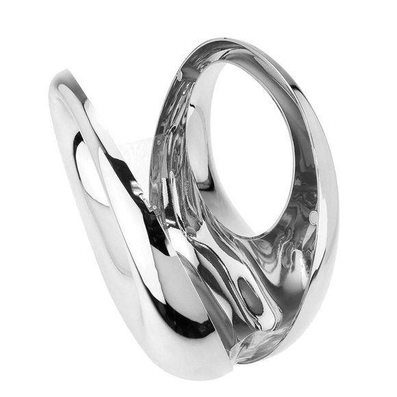 Acrylic Transparent Moon Shape Evening Bag Clutch Bag - Picture 6 of 13